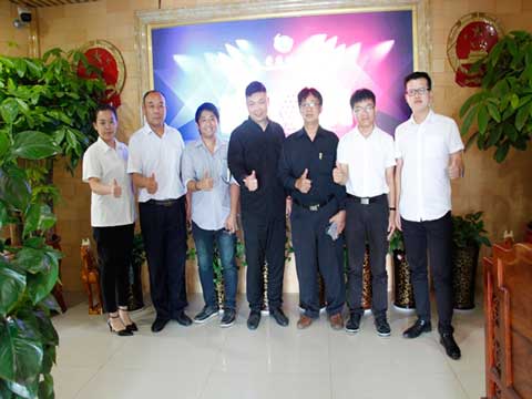 Thailand Customers Visiting RS Company With Our Staff