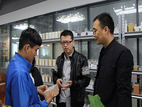 Vietnam Customers Inspecting Products