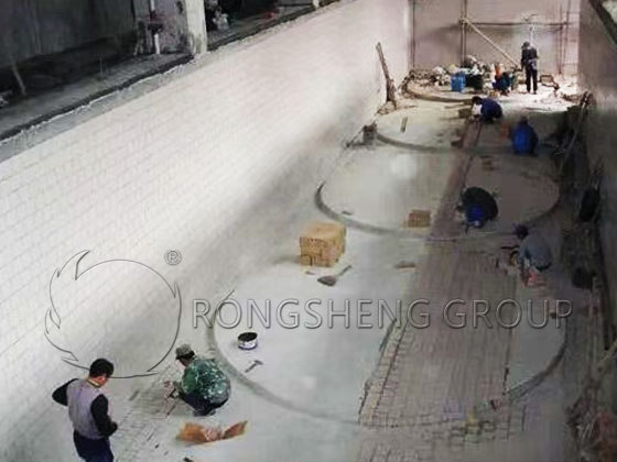 Laying Acid-Resistant Bricks