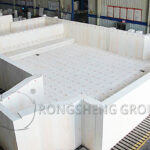 Refractory Lining Structure of the Melting Section of the Float Glass Melting Furnace AZS Bricks for Glass Kiln